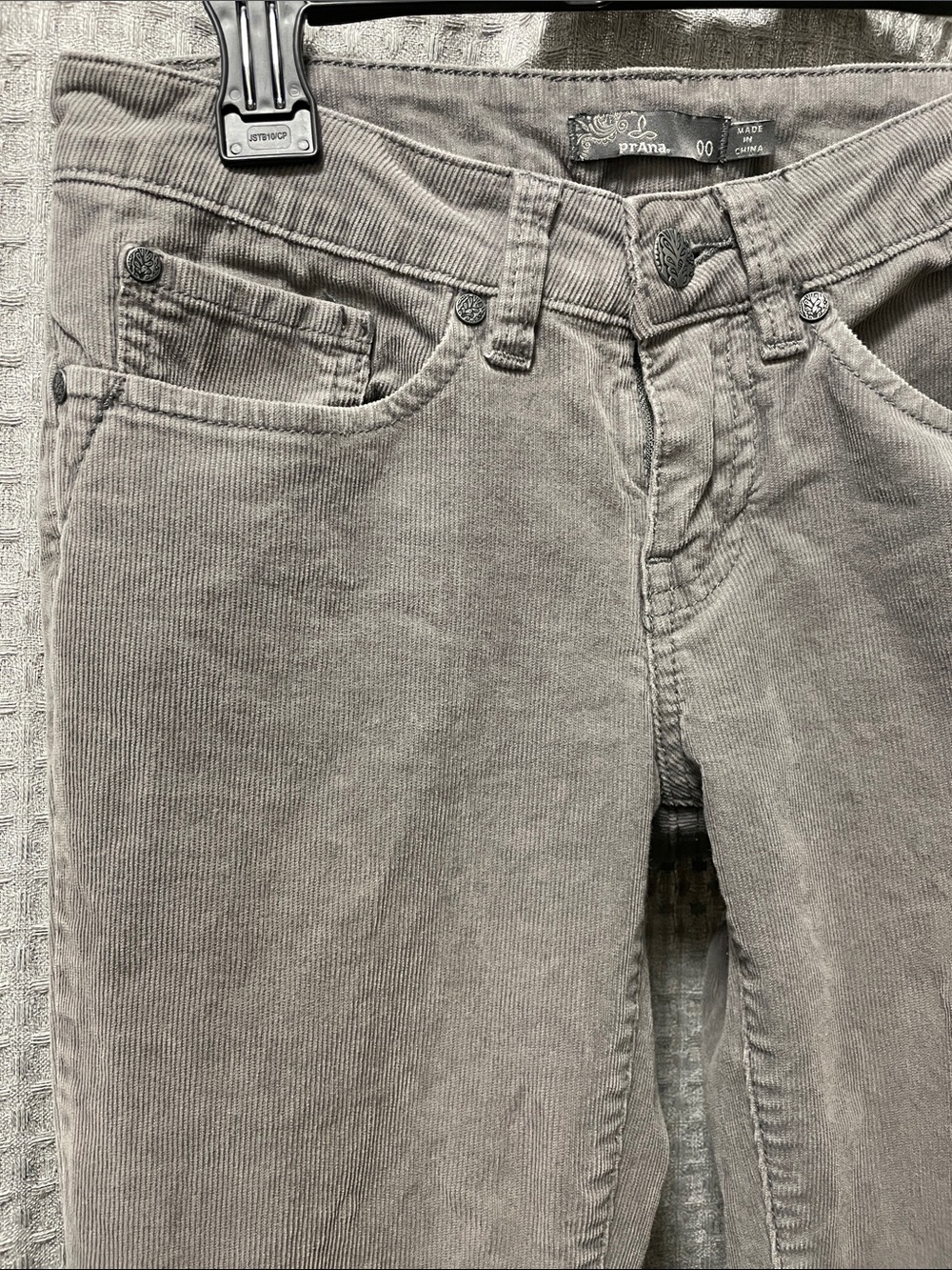 Prana skinny corduroy pant
